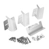 Pack of 4 Solar Panel Mount Silver Solar Panel Z