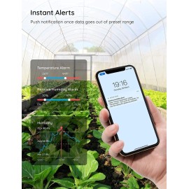 Govee Hygrometer Thermometer H5075, Bluetooth Indoor Room Temperature Monitor