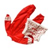 Chinese New Year Baby Romper Cotton Vintage Coil Buckle Festive