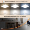 BLNAN Dimmable Motion Sensor LED Ceiling Light with Remote Control,