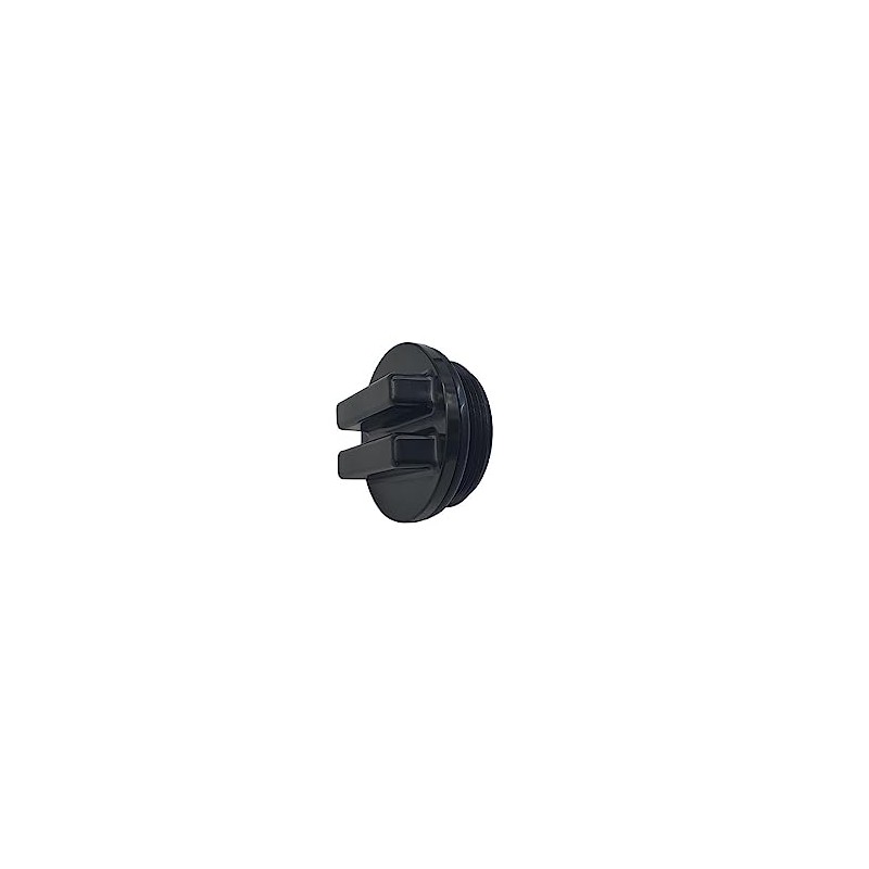 Hayward SP1022CBLK 1-1/2-Inch MIP Black Concrete Pool Drain Plug with