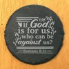 Faith and Hope: Laser Etched Faith-Based Inspiration: "If God is
