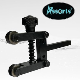ASSORTS Spring Loaded Clamp Type Knurling Tool, 2 Inch Capacity, 3/8 Inch Shank, Heavy Duty Lathe Knurling Tool for Precision Metal Knurling