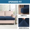 H.VERSAILTEX Stretch 3 Piece T Cushion Sofa Slipcovers Individually Sofa
