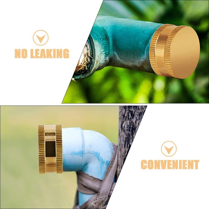 Gatuida 2pcs Garden Hose Cap Garden Hose Stopper 3/4 Inch