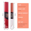 2Pcs Peel Off Lip Gloss Tattoo and Lip Oil 2-in-1,