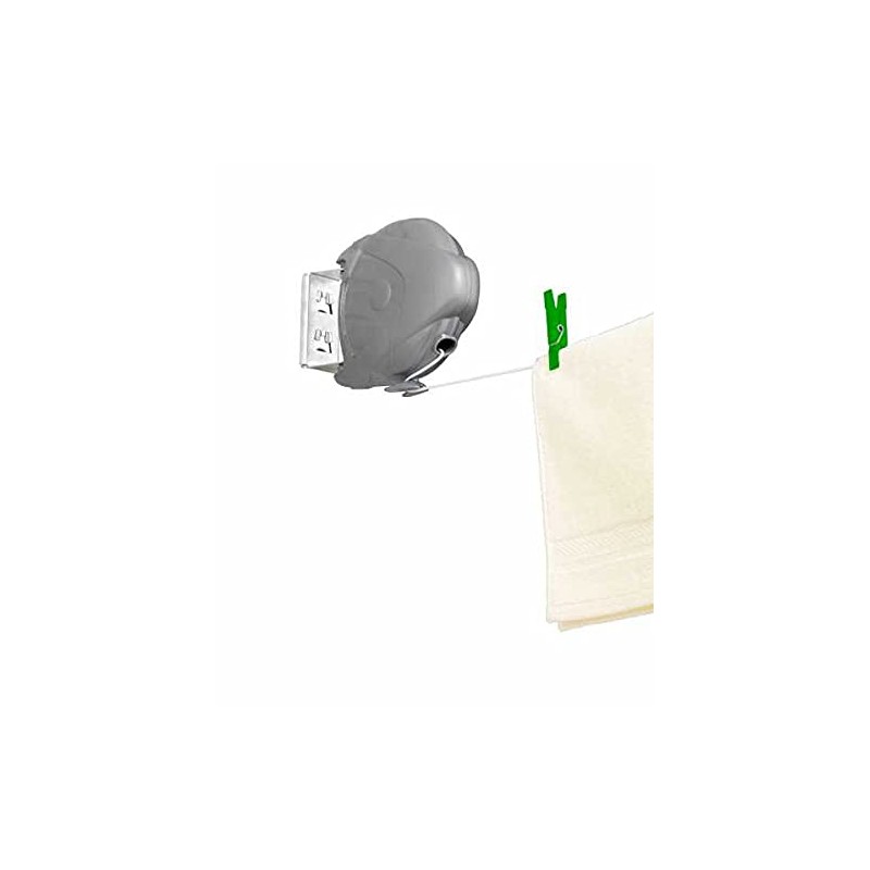 Wenko 3726400100 Washing line Jumbo 15 m drying length, retraction