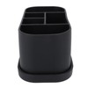Silicone Toothbrush Toothpaste Holder Multipurpose 5 Slots Drainage Holes Bathroom
