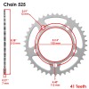 Honda Drive Chain & Sprockets Kit for Honda VT750Dc Shadow