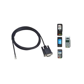 RJ45 DB9, RS232 cash connection cable between a Verifone payment terminal and a cash register for the V200, V400, V240, VX675, VX520, VX 570, VX680 range