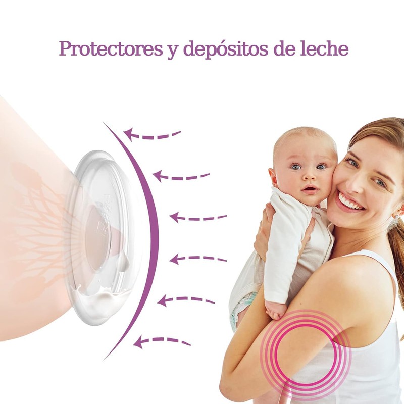NELAPARO Recolector de Leche Materna, Conchas Recolectoras para Lactancia, Extractor
