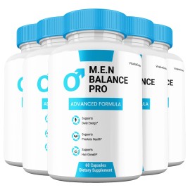 MEN Balance pro M.E.N Balance Pro Supplemement, Max Strength, MEN BalancePro Capsules (5 Pack)