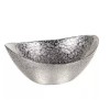 BADASH Snake Skin Silver Oval 6 inch Handmade Glass Bowl