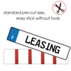 FEPITO 50 Pack Number Plate Sticky Pads Double Sided Foam