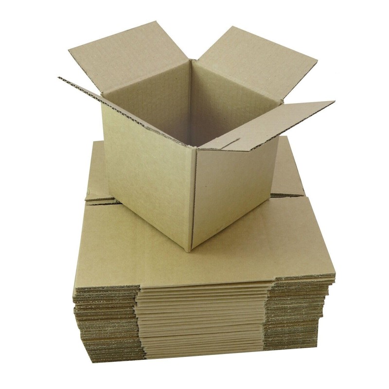 10 x Strong Cube Cardboard Boxes for Gifts and Retail