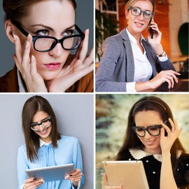 ZogCowy Blue Light Glasses for Woman/Men TR90 Computer Eyeglasses with Anti Eyestrain & UV Glare (Blue)