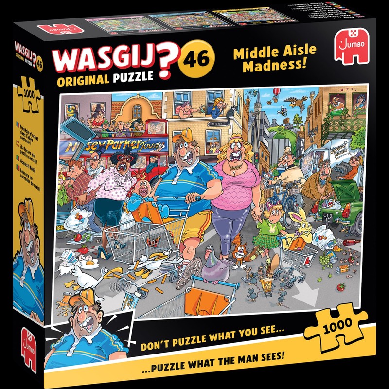 Wasgij Original 46 Parking Space Madness Puzzle 1000 Pieces