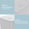 N. NETDOT 3 Pack Small Trash Can with lid, 3