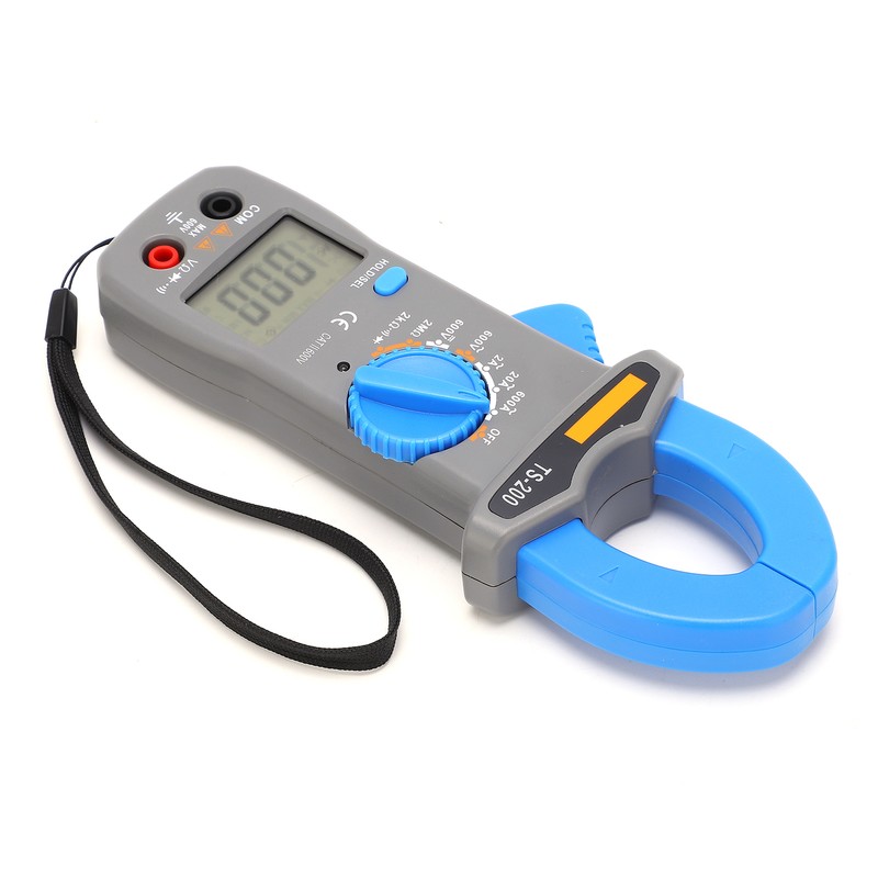 TS‑200 600A/600V High Accuracy Clamp Meter Anti Burn Multifunctional Digital