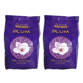 Waxness Premium Hard Wax Plum 2.2 lb - Pack of 2