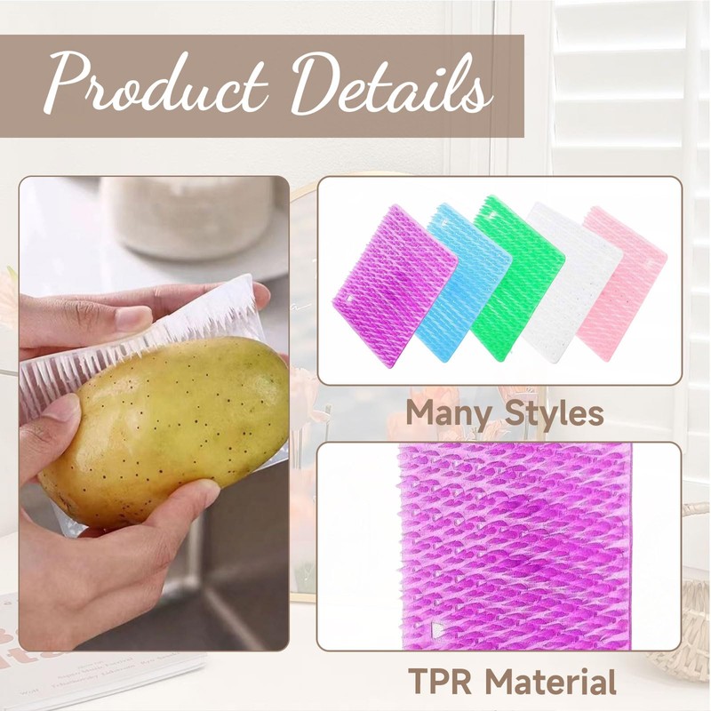 Cosmeria Vegetable and Fruit Cleaning Brush, Flexible and Versatile, Efficient
