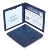 Blue Badge Co Italian Leather Parking Wallet in Navy Blue