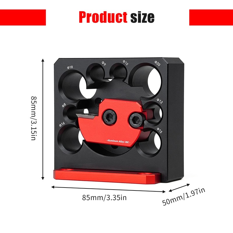 Steel Dowel Plate, 8 Holes Dowel Maker, Wood Dowel Rod