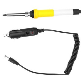 Elektrischer Lötkolben, DC 12V 60W Tragbares Auto SUV Lötkolben mit Zigarettenanzünder Stecker Auto Quick Repair Tool