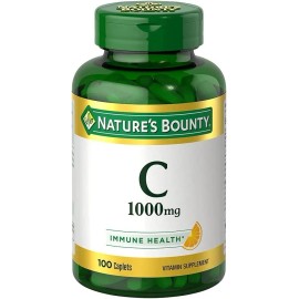 Natures Bounty Vitamina C 1000 mg  100 Tabletas  Refuerzo Inmunolgico Diario  Suplemento Alimenticio                                                  