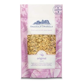 Anahola Granola Original 24 oz - Healthy Hawaiian Muesli Cereal - Wheat Free With No Sugar Added - Hand Cut Since 1986 - Good For You While Still Tasting Great (24 oz)