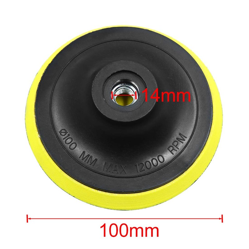 X AUTOHAUX 4 Inch Car Automotive M14 Plate Backing Pad