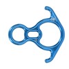 Descender Gear Aluminium Alloy 40KN Pulling Force Ox Horn Shaped