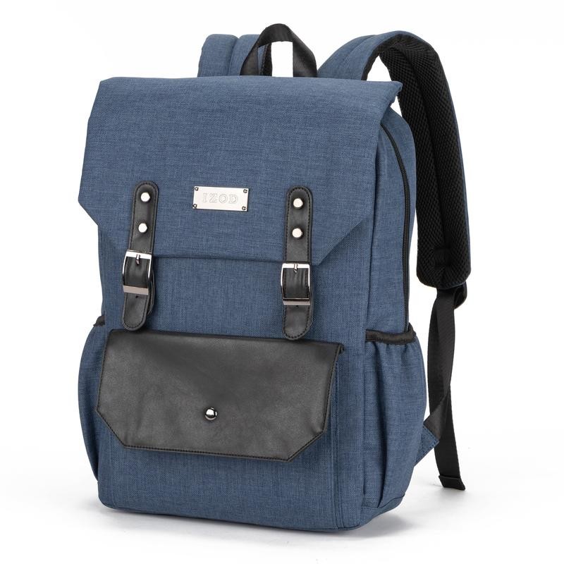IZOD Youth Business Travel Slim Durable Laptop Backpack, Computer Bag