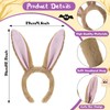 Halloween Plush Bunny Ear Headband, Cute Bunny Headband for Halloween