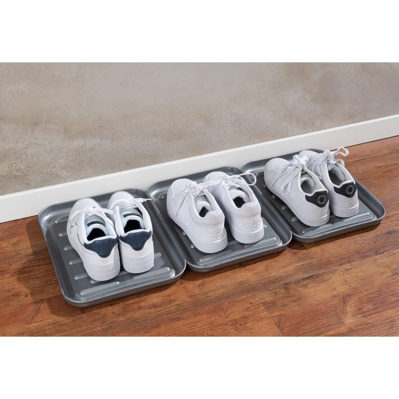 Set of 3 Shoe Drip Trays Shoe Rack Shoe Tray