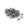 Motoforti 50PCS 8mm Hole Gray Plastic Rivet Door Push in