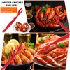Seafood Crab Crackers and Tools, 21 Pcs Crab Leg Crackers,
