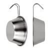 DUCKNOT SHERA CUP SHERA CUP STAINLESS FIRE SILVER Graduated Deep,