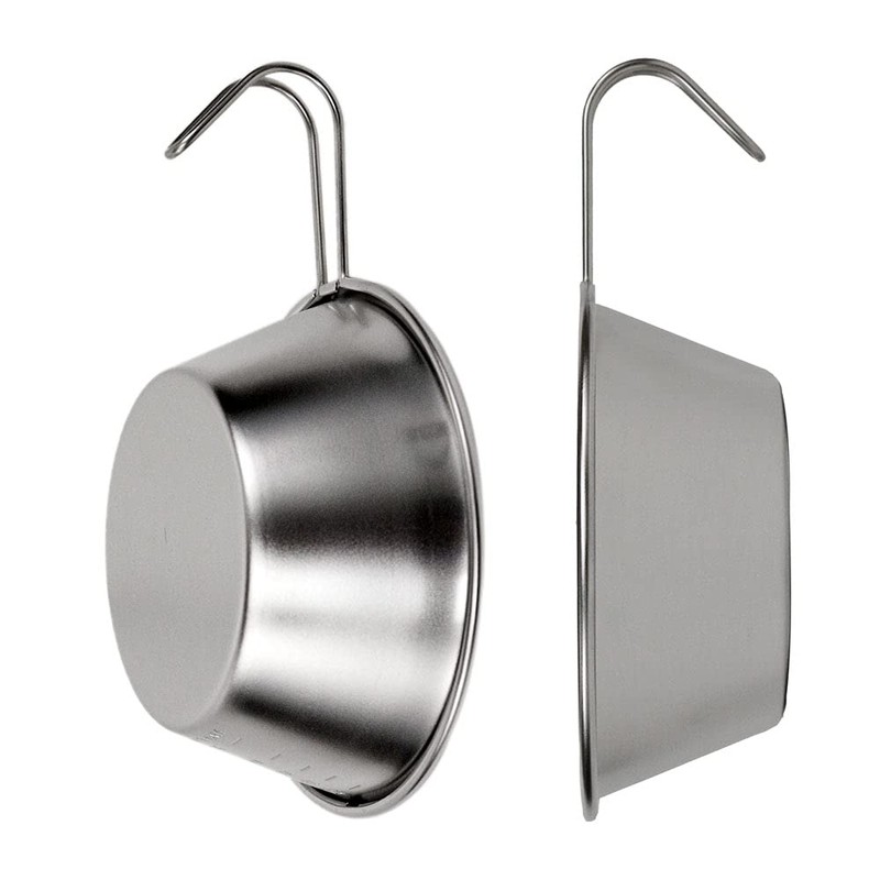 DUCKNOT SHERA CUP SHERA CUP STAINLESS FIRE SILVER Graduated Deep,