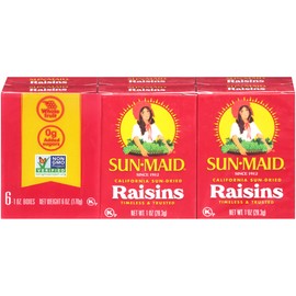 Sun Maid California Raisins (24 Boxes 6 x 4 packs)