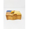 Wood Art USA Eagle & Flag Puzzle Box