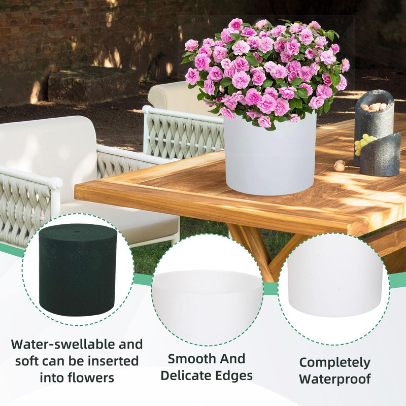 Kuabiz 6 Pcs Plastic Flower Boxes for Arrangements 5 x