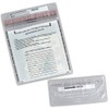 BankSupplies Tamper Evident Top Bottom Clear Transaction Bags | 12W x