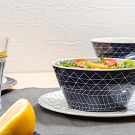 Bzyoo 12-Piece Melamine Dinnerware Set - Spidy | Lightweight, Durable, BPA-Free | Dishwasher Safe Dish Set for Indoor & Outdoor Use - Perfect for Camping, BBQs