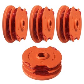 Cilivo WA0007 / 50022833 Replacement Line Trimmer Spool for Worx WG105 WG119 WG116 WG173 WG183 String Trimmers,16ft 0.065'',4Pack