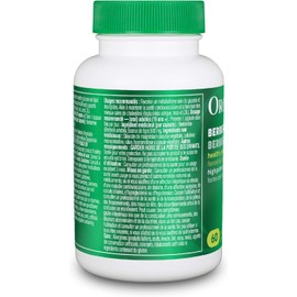 Organika Berberine - High Potency, Cholesterol and Glucose Metabolism Support, Helps Maintain Cardiovascular Health - 60vcaps