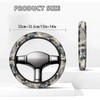 Oramclsy Camouflage Golf Cart Steering Wheel Covers for Women,High Stretch