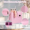 Behaesty Adjustable Waterproof Crossbody Bag for Drink Holder with Wallet