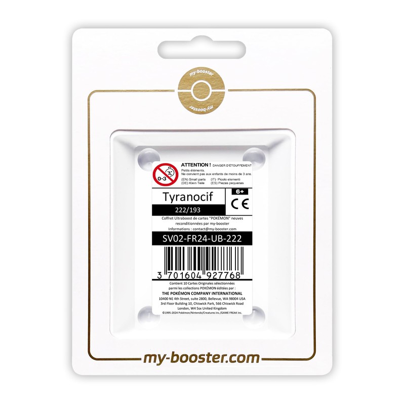 my-booster Pokémon Company SV02-FR24-UB-222, Multi-Colour