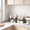 WOLTU Spice Rack, Set of 4, Stackable Kitchen Shelf, Worktop,